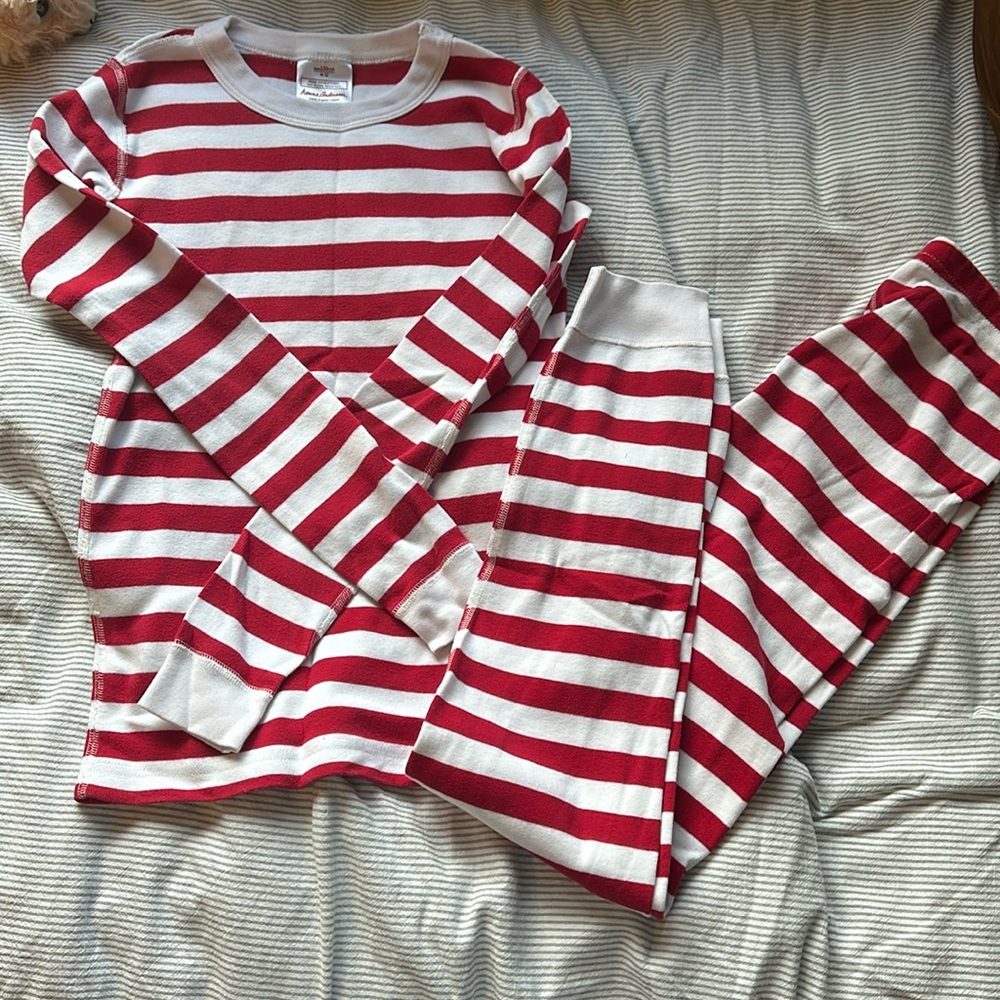 Hanna Andersson striped Jammie’s size 12